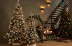 Hot Black Box Trees Verlichte Kerstboom Millington (H215 X O109 Cm)