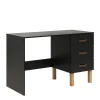 Outlet Bopita Bureau Floris Mat Zwart/Naturel