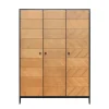 Cheap Bopita 3-Deurskast Job Vintage Honey