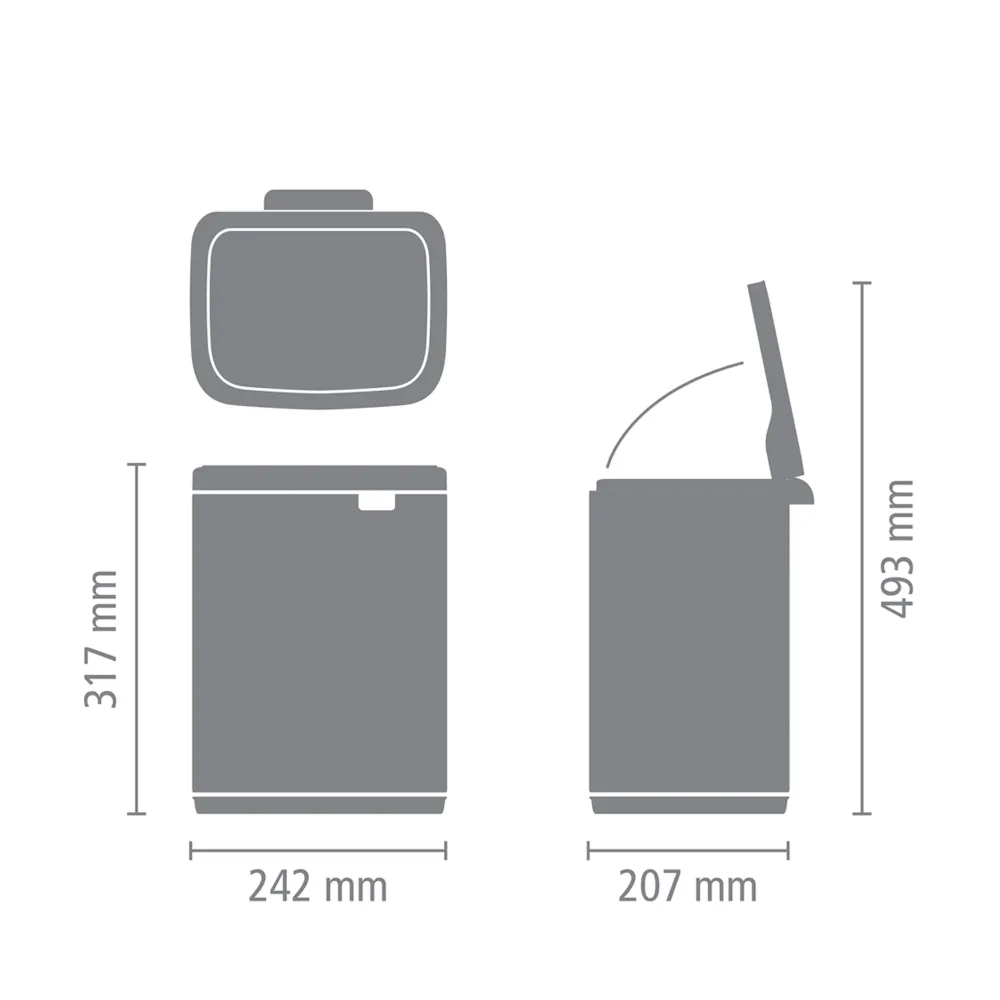 Outlet Brabantia Bo Afvalemmer (7L)