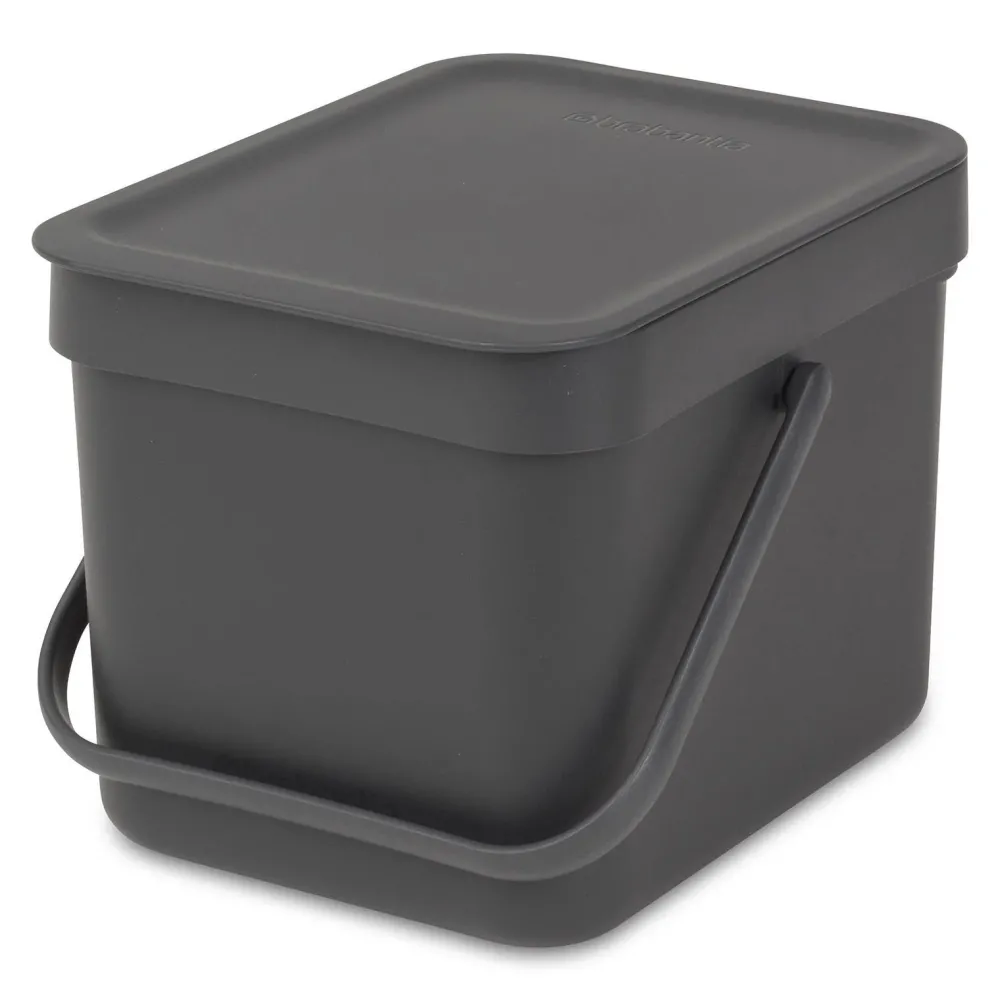 Fashion Brabantia Sort & Go Afvalbakje (Aanrecht) (6L)