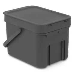 Fashion Brabantia Sort & Go Afvalbakje (Aanrecht) (6L)