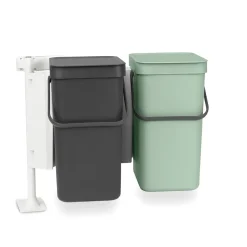 Discount Brabantia Sort & Go Prullenbak (2X12L)