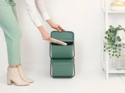 Outlet Brabantia Sort & Go Stapelbaar Stapelbare Afvalemmer (20L)