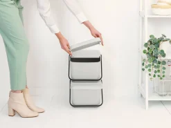 Outlet Brabantia Sort & Go Stapelbaar Stapelbare Afvalemmer (20L)
