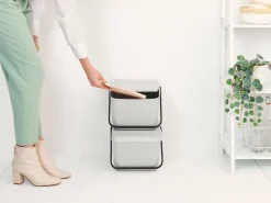 Outlet Brabantia Sort & Go Stapelbaar Stapelbare Afvalemmer (20L)