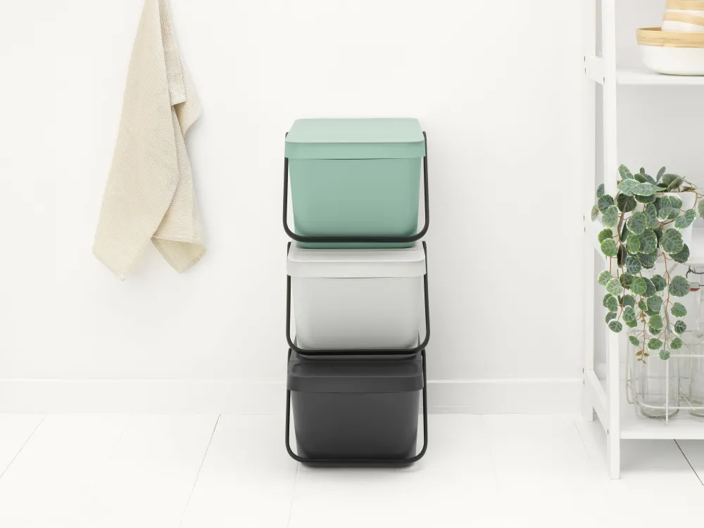 Outlet Brabantia Sort & Go Stapelbaar Stapelbare Afvalemmer (20L)