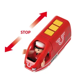 Houten Oplaadbare Rode Passagierstrein Met Usb Kabel - 33746|Brio Sale
