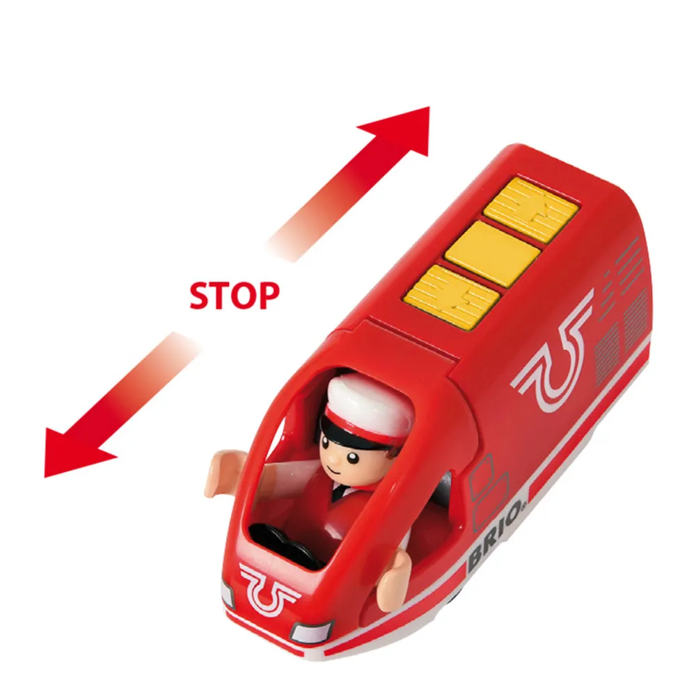 Houten Oplaadbare Rode Passagierstrein Met Usb Kabel - 33746|Brio Sale