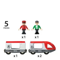Houten Rode Passagierstrein - 33505|Brio Cheap