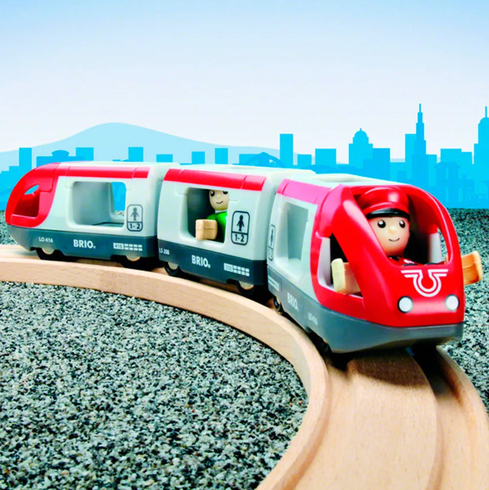Houten Rode Passagierstrein - 33505|Brio Cheap