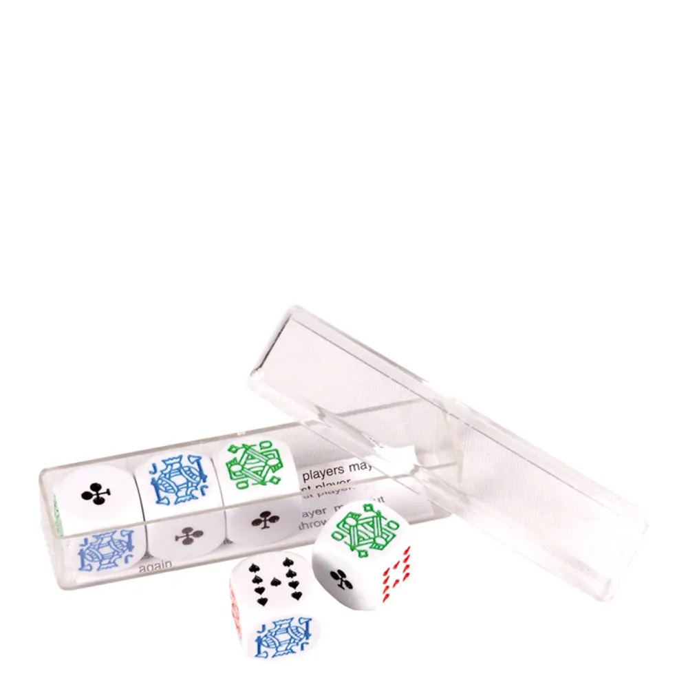 5 Dobbelstenen Poker 16Mm In Doosje Set Van 5 Pokerdobbelstenen In Doosje|Buffalo Online