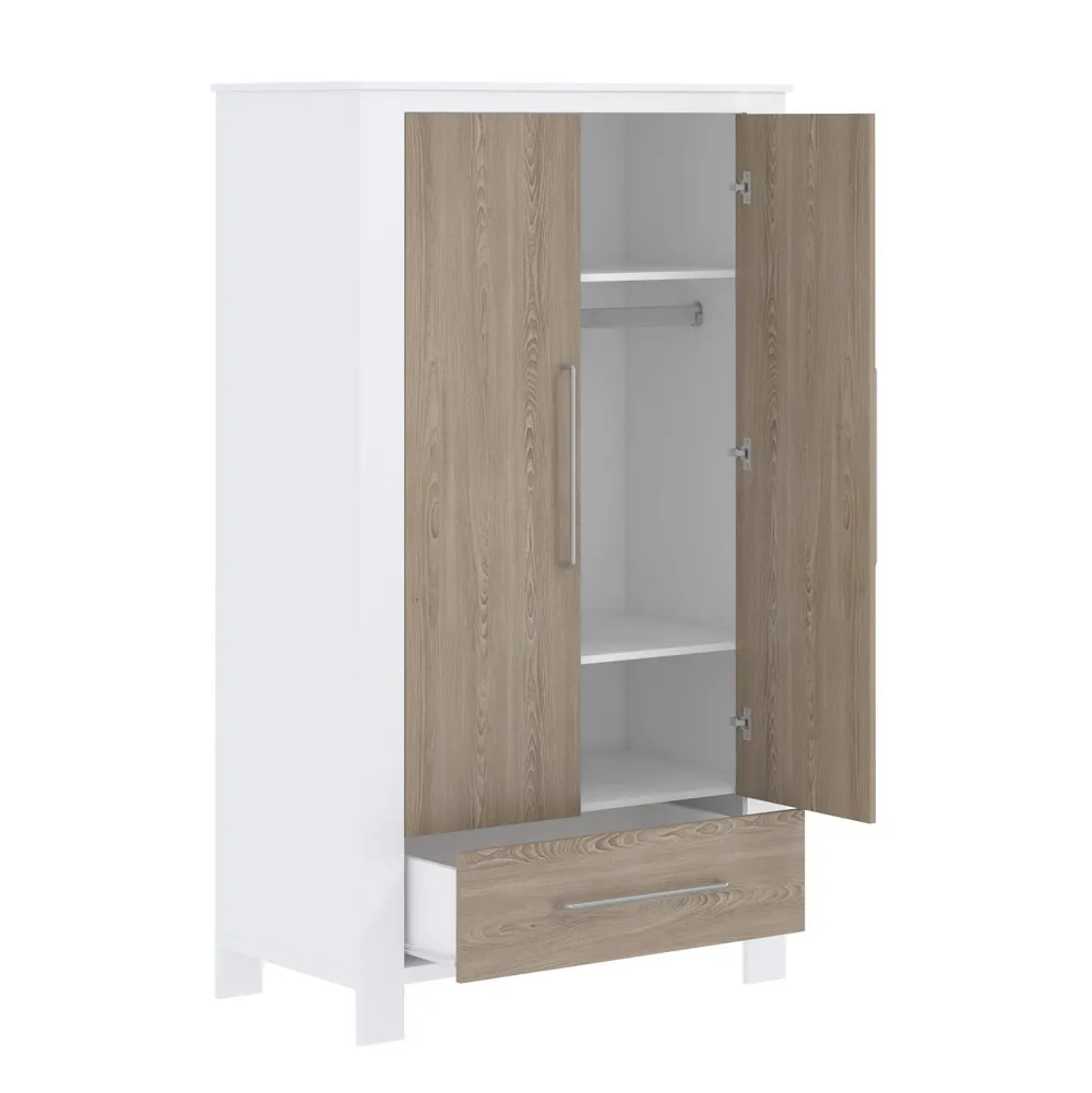 Outlet Cabino 2-Deurs Kledingkast Noel