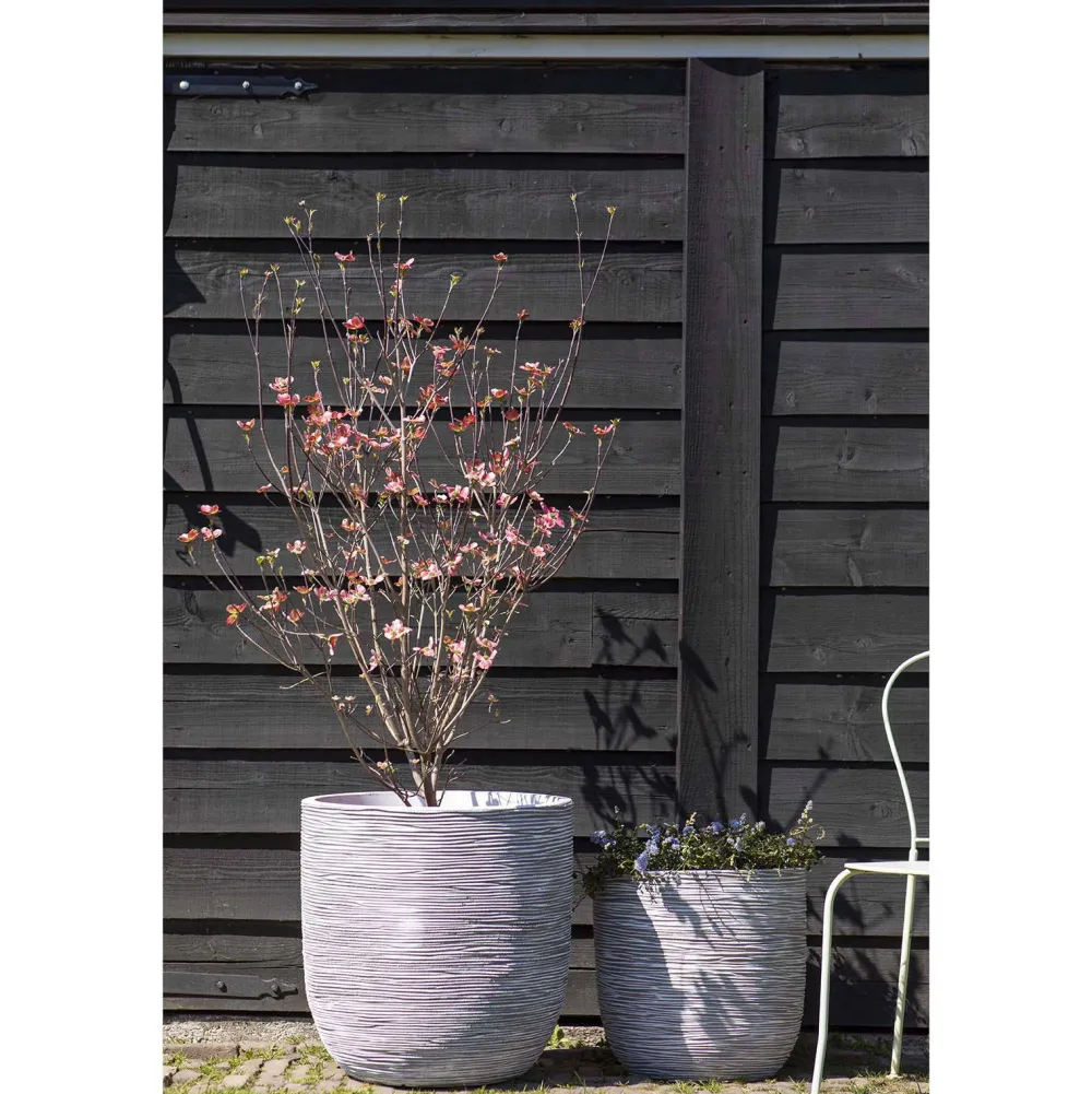 Bloempot Nature Rib (O35X34 Cm)|Capi Hot