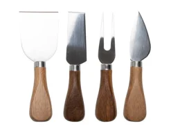 Outlet CasaLupo Kaasmesjes Met Houder - 4 Stuks