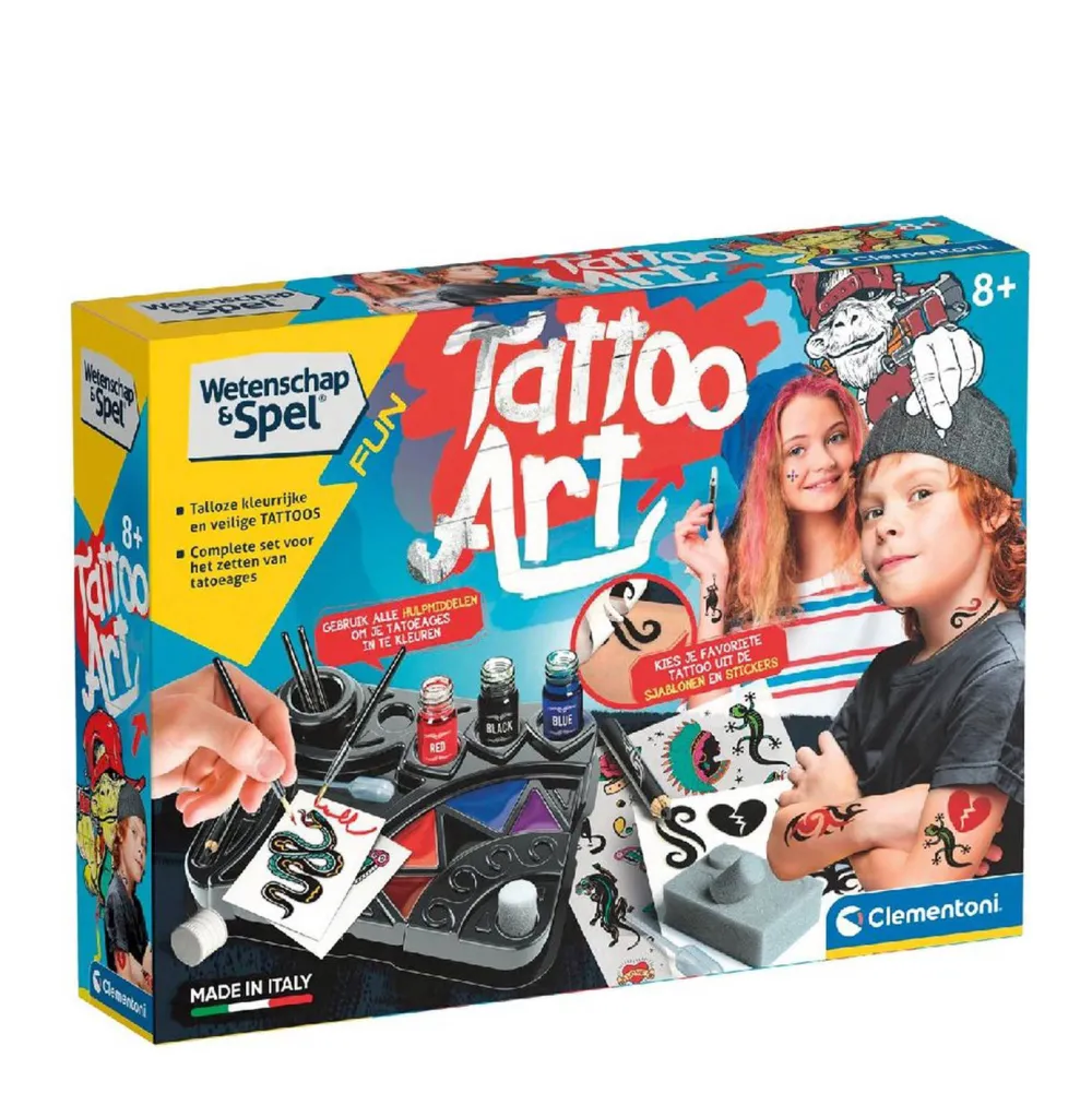 Wetenschap & Spel Tattoo Art|Clementoni Best