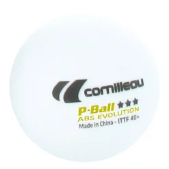 Tafeltennisballen P-Ball *** Wit 3 St. Tafeltennisballen P-Ball *** 3 Stuks (Wit)|Cornilleau Shop