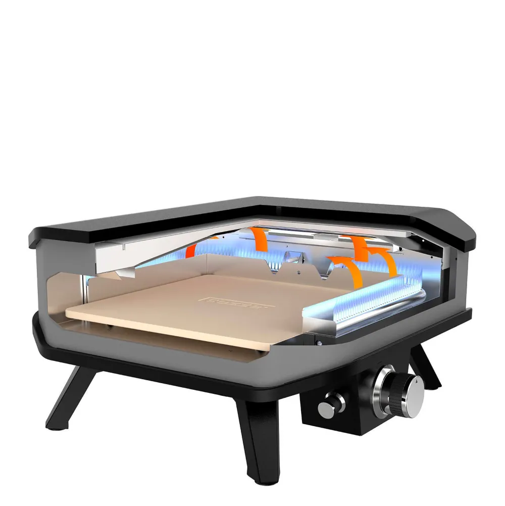 Pizzaoven Gasgestookt 17" Incl. Pizzasteen|Cozze New