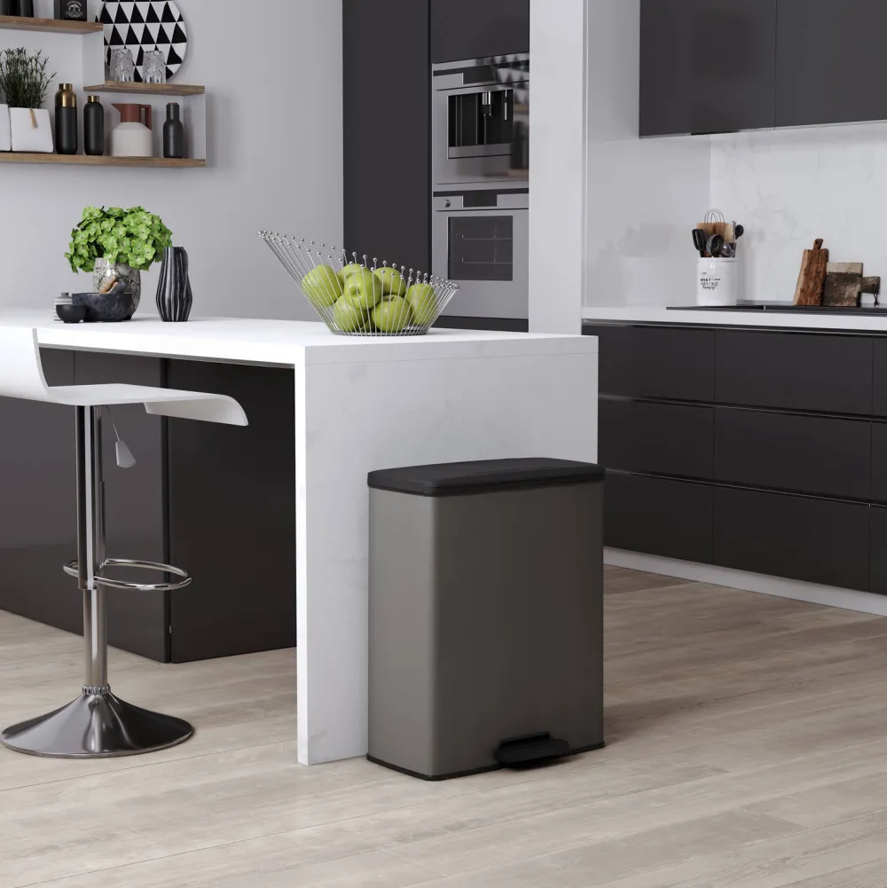 Clearance Curver Deco Duo Bin Afvalbak