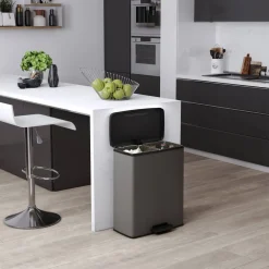 Clearance Curver Deco Duo Bin Afvalbak