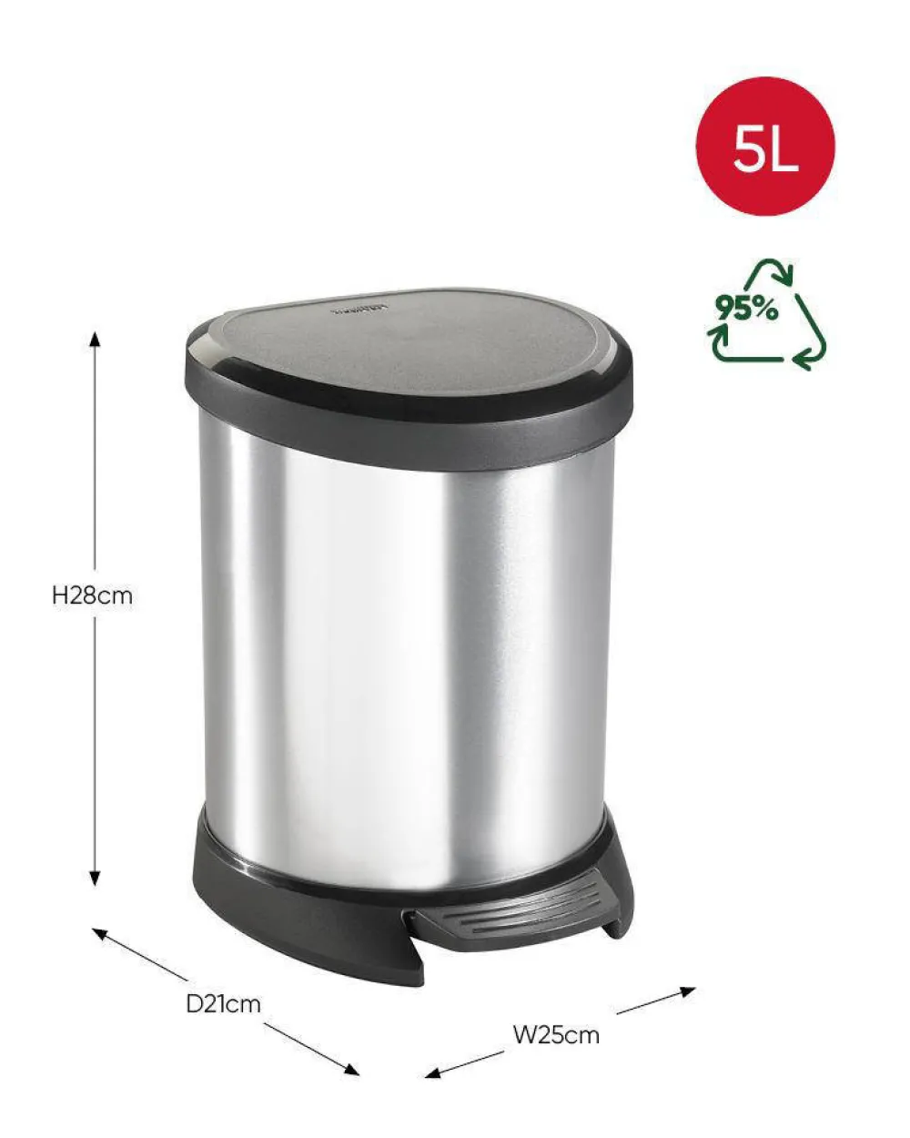 Cheap Curver Decobin Ovaal (5L)
