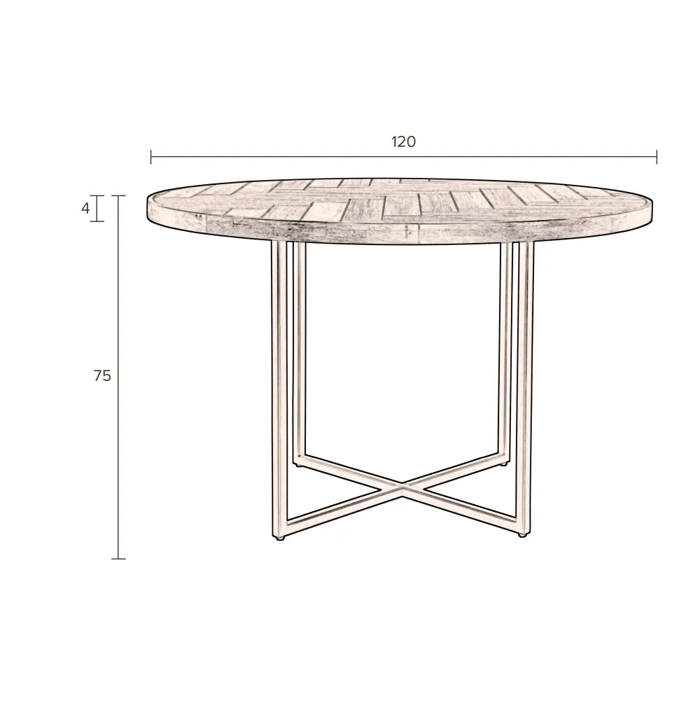 Shop Dutchbone Eettafel Class