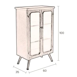 Best Sale Dutchbone Vitrinekast Denza