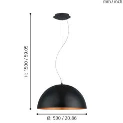 Outlet EGLO Hanglamp Gaetano 1