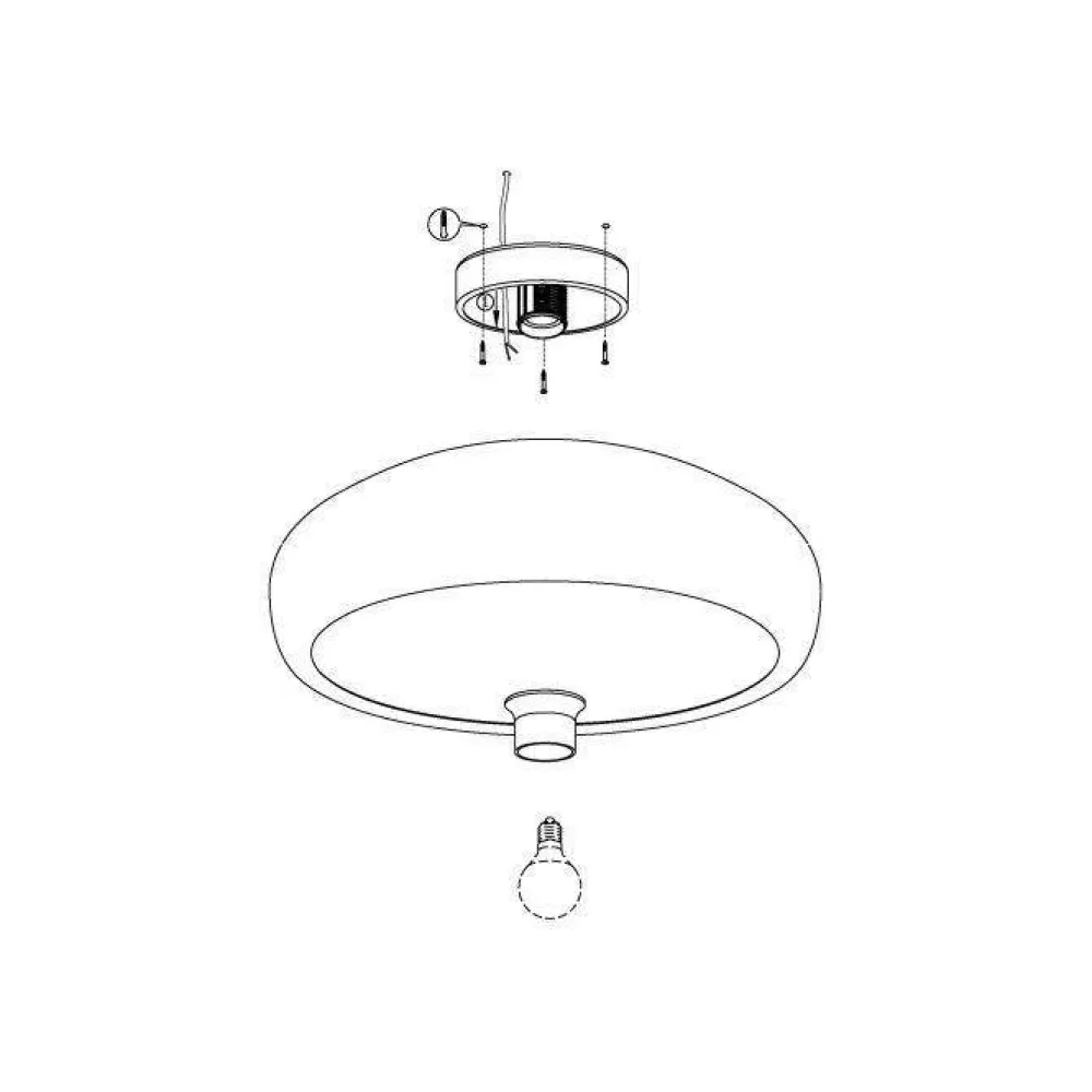Hot EGLO Plafondlamp Mogano