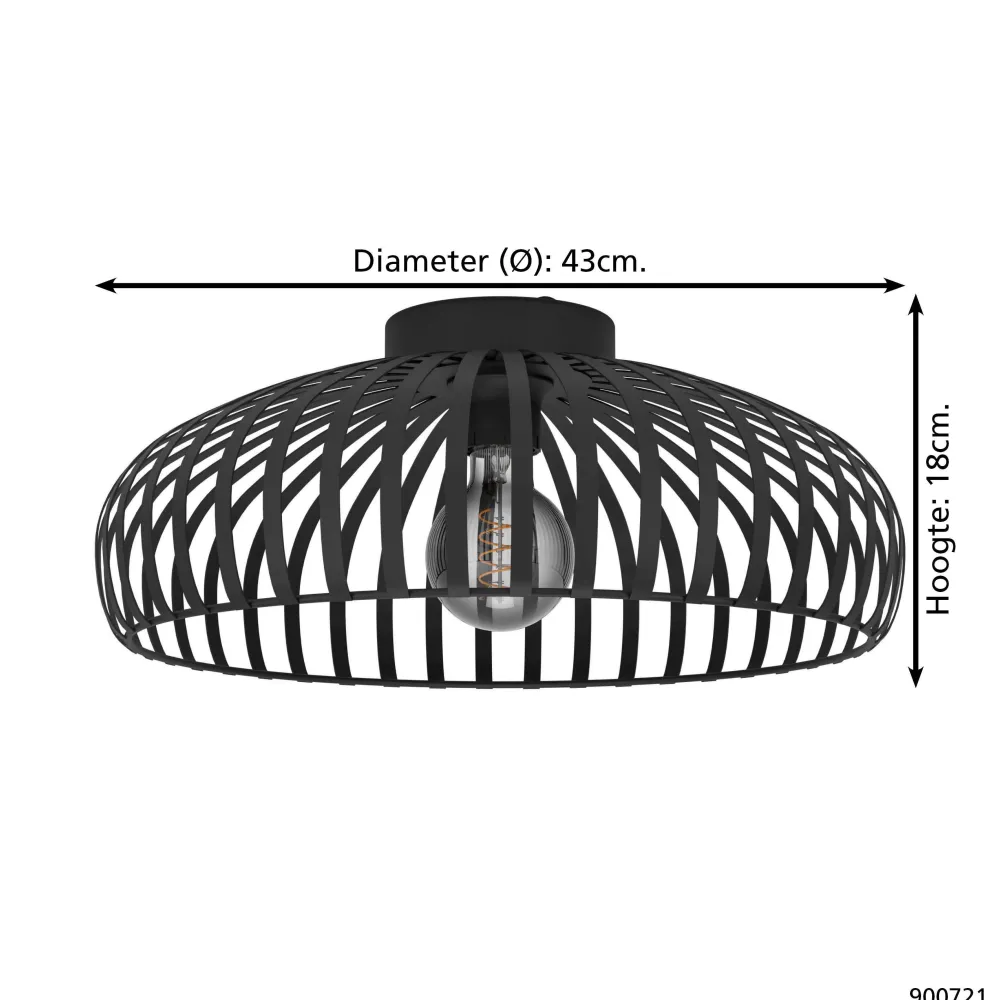 Clearance EGLO Plafondlamp Mogano 3