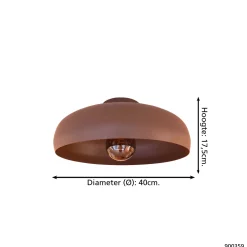 Hot EGLO Plafondlamp Mogano (O40 Cm)