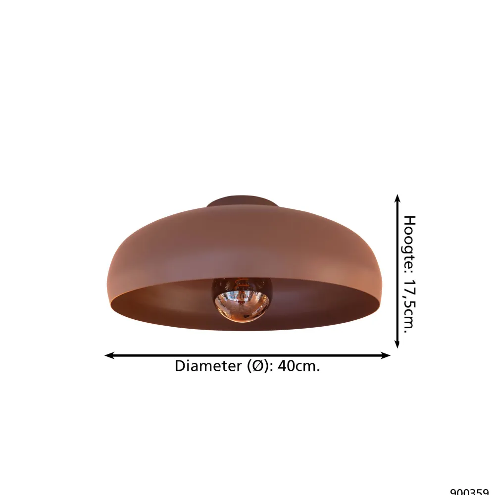 Hot EGLO Plafondlamp Mogano (O40 Cm)