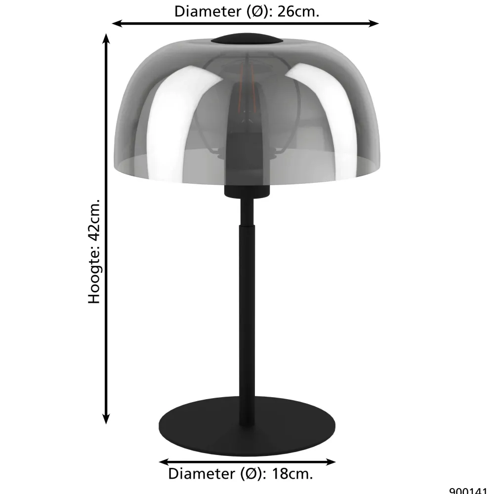 Fashion EGLO Tafellamp Solo 2 (O26 Cm)