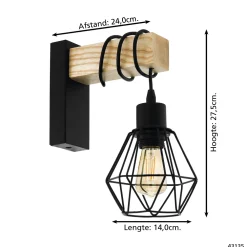 New EGLO Wandlamp Townshend 5
