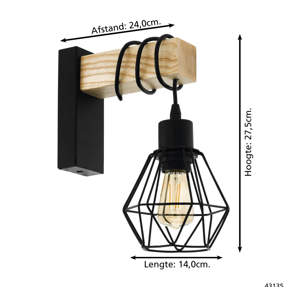 New EGLO Wandlamp Townshend 5