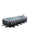 Black Leather Zwembad 540X250X122Cm Met Filterpomp|EXIT Clearance