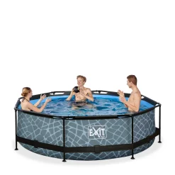 Frame Pool O300X76Cm (12V Cartridge Filter) – Grijs|EXIT Shop