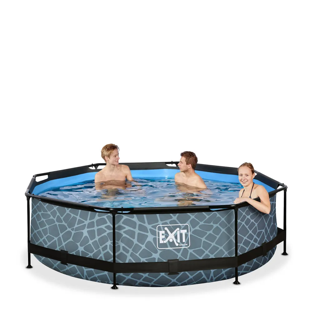 Frame Pool O300X76Cm (12V Cartridge Filter) – Grijs|EXIT Shop