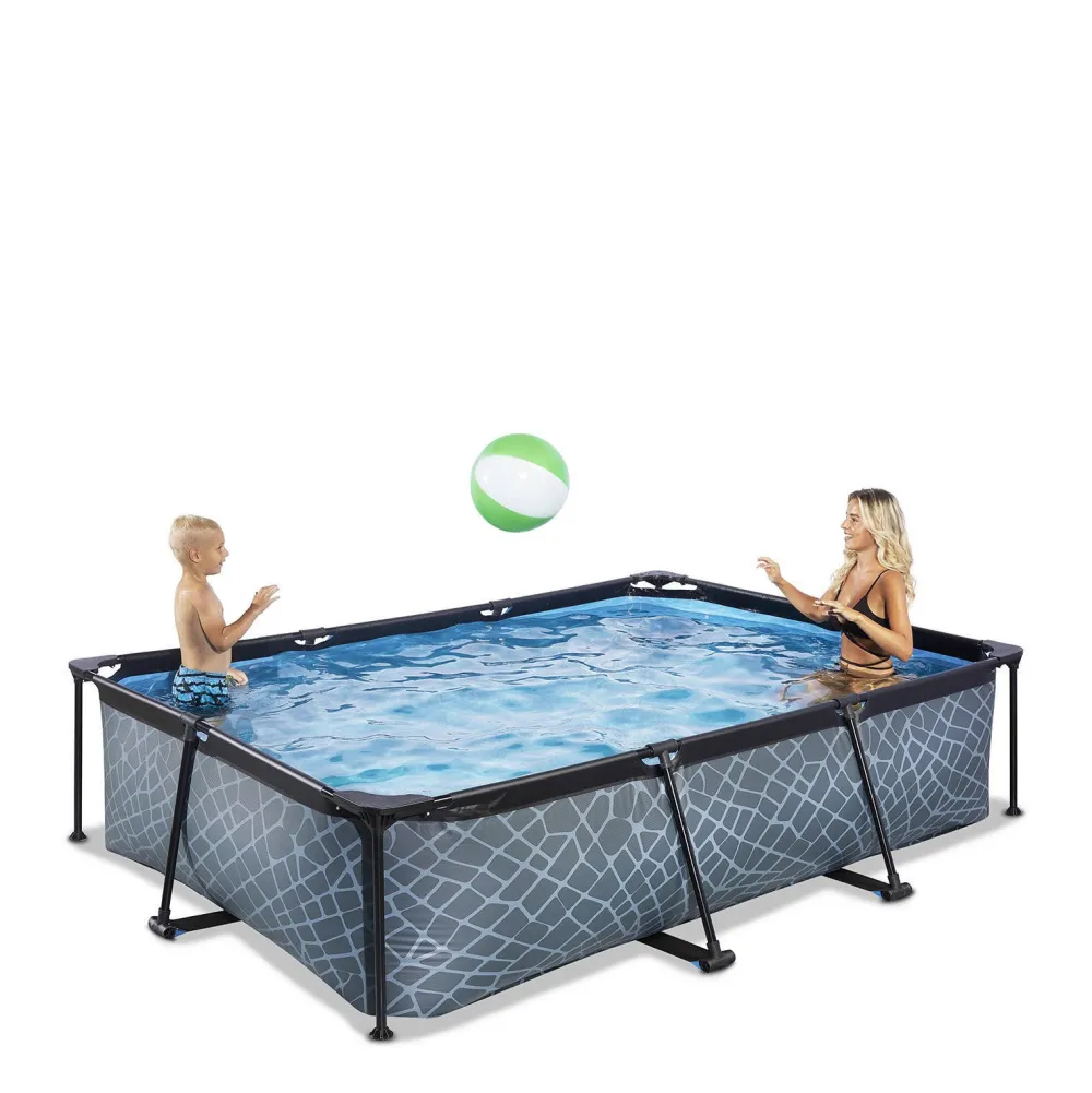 Frame Pool 300X200X65Cm (12V Cartridge Filter) - Grijs|EXIT Best