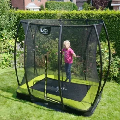 Silhouette Ground Trampoline 214X153 Cm|EXIT Online