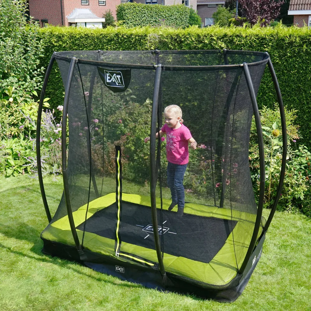 Silhouette Ground Trampoline 214X153 Cm|EXIT Online