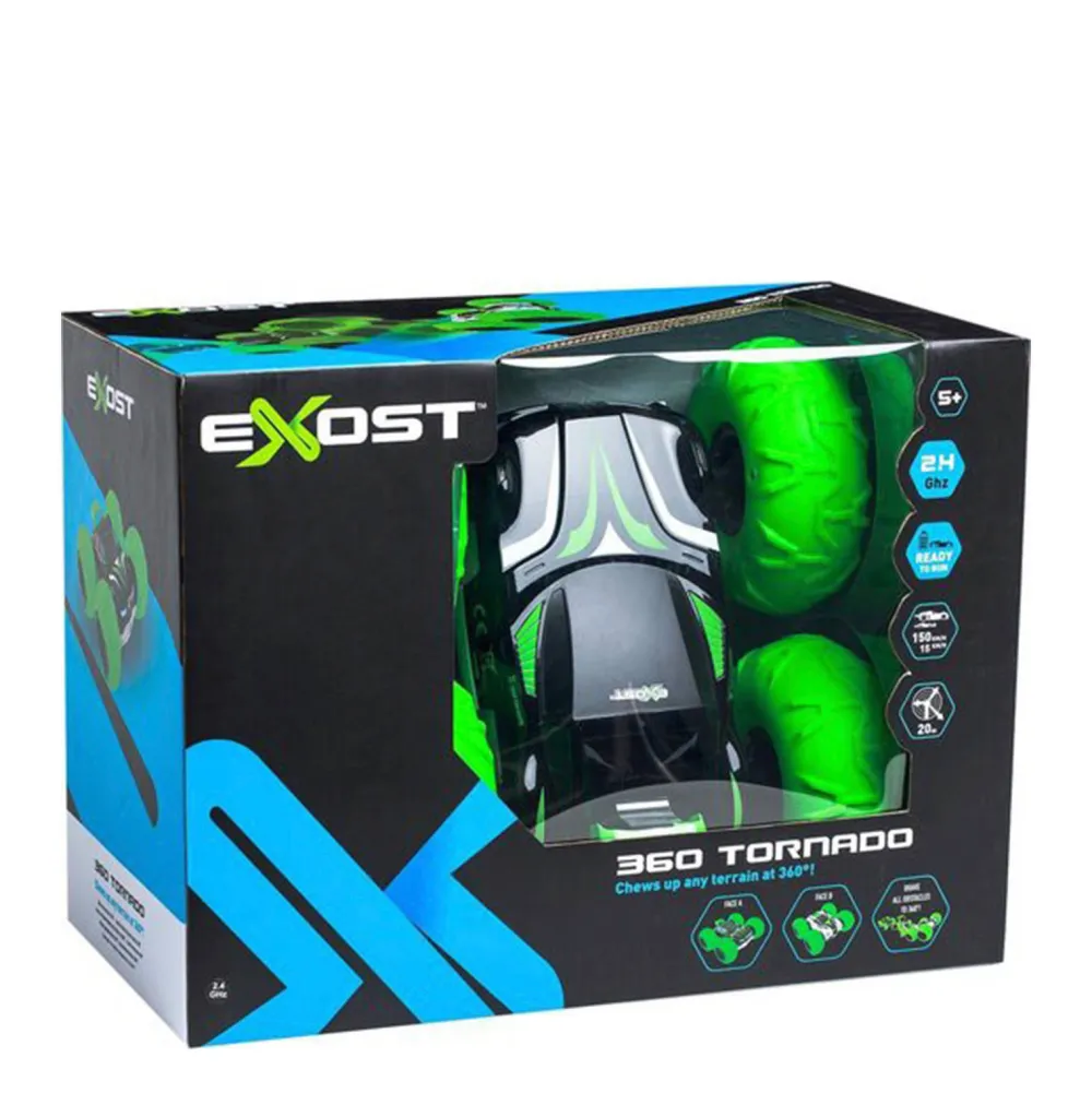 360 Tornado Stuntauto Groen|Exost New