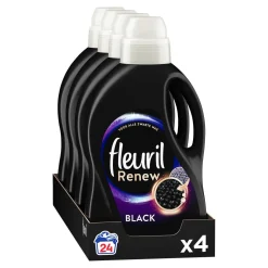 Fashion Fleuril Renew Liquid Black Vloeibaar Wasmiddel - 4 X 24 Wasbeurten - Voordeelverpakking - 24 Wasbeurten
