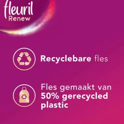 Hot Fleuril Renew Liquid Bloesem - Vloeibaar Wasmiddel - Voordeelverpakking - 4 X 49 Wasbeurten - 196 Wasbeurten