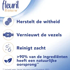 Sale Fleuril Renew Liquid White Vloeibaar Wasmiddel - 4 X 24 Wasbeurten - Voordeelverpakking - 24 Wasbeurten
