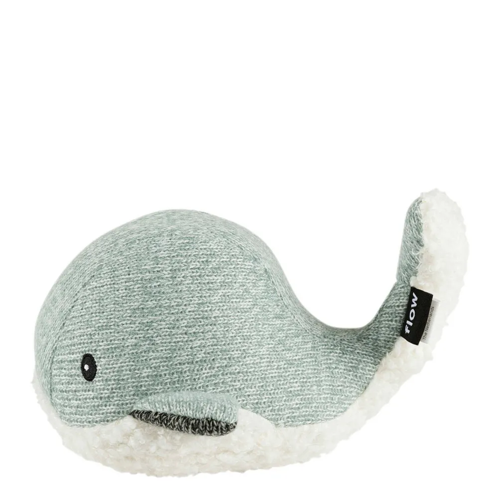 Hartslagknuffel Moby Walvis Groen - Knuffel 24 Cm|Flow Amsterdam New