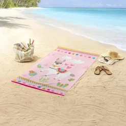 Outlet Good Morning Kinderstrandlaken (150X75 Cm) Roze