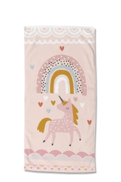 Store Good Morning Kinderstrandlaken (150X75 Cm) Roze