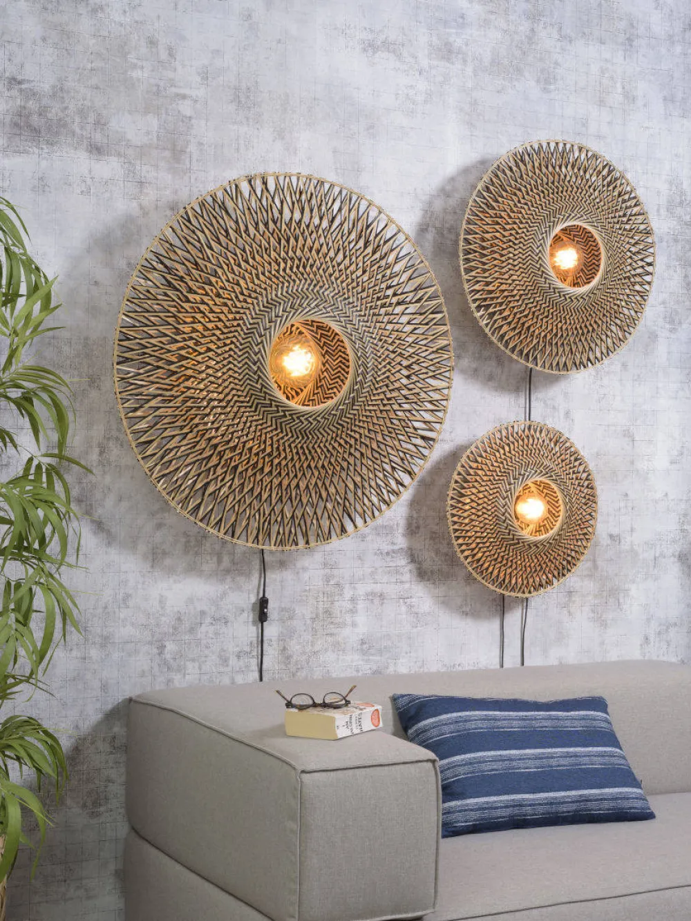 New Good&Mojo Wandlamp Bali