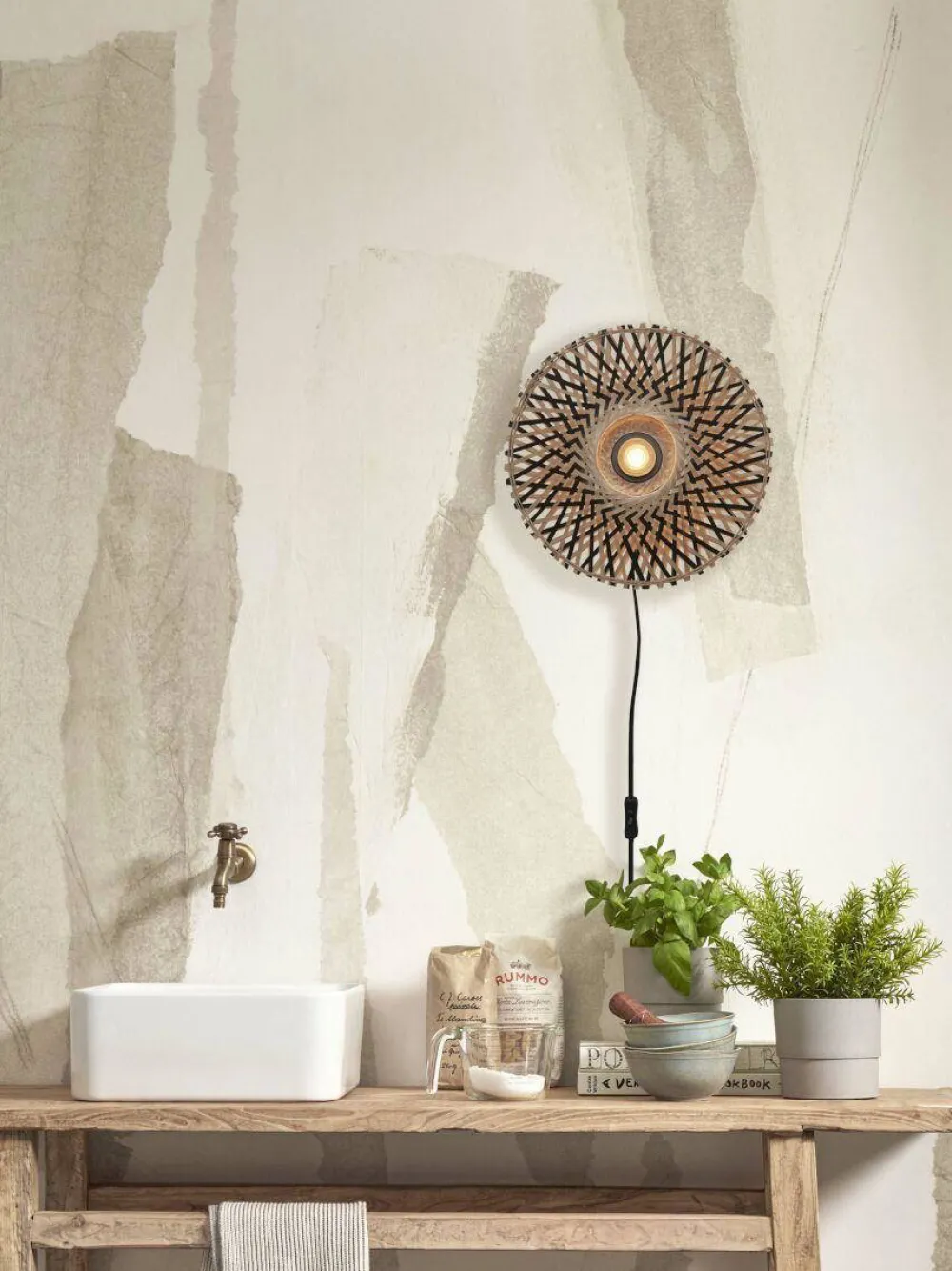 Fashion Good&Mojo Wandlamp Kalimantan (O8 Cm)